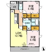 クルール・ルージュの間取り画像
