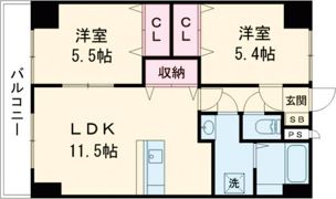 ピュアローズの間取り画像