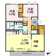 セジュール NANAの間取り画像
