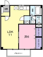 サンハイツ北野の間取り画像