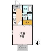 スカイコートまなび野の間取り画像