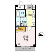 岩田マンションの間取り画像