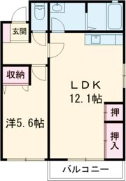 生田ハイツの間取り画像