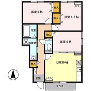 モダンコート広面 Aの間取り画像