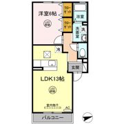 プリーマヴェール Bの間取り画像