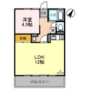 ミリアハイム Ⅱの間取り画像