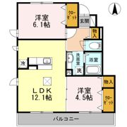 ラッキーベル Aの間取り画像