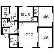 ソフィール北郷壱番館の間取り画像