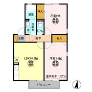 サンハイム富士山 Cの間取り画像
