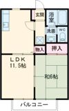 ビーラインKⅢの間取り画像