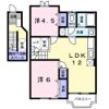北斗ハイツⅢの間取り画像