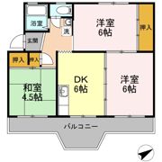 法月ハイツの間取り画像