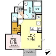 D-room泉台 B棟の間取り画像