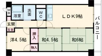 ベネフィス北在家の間取り画像