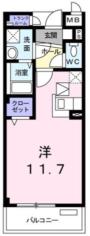 モンテ シャスターの間取り画像