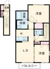 MAST COURT 新野辺Bの間取り画像