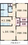 ムーンローズの間取り画像