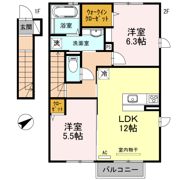 アバンツァート長砂 B棟の間取り画像