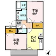 アルタ旭ヶ丘の間取り画像