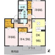 リジェールヒル B棟の間取り画像