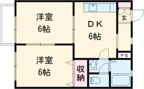 グランディール二本松 B棟の間取り画像