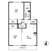 ポラリス B棟の間取り画像