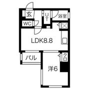 スパシエルクス横浜の間取り画像