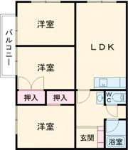大和アパートⅡの間取り画像