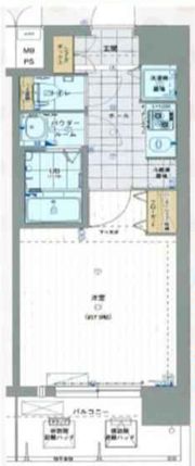 エスライズ新神戸Ⅱの間取り画像