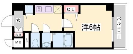 ファステート神戸アモーレの間取り画像