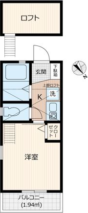 G・Aヒルズ鶴ヶ峰の間取り画像