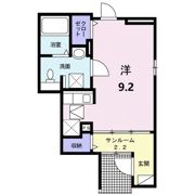 エスポワール森が丘の間取り画像