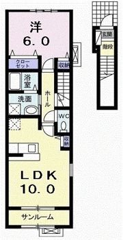 サニーシャトーの間取り画像