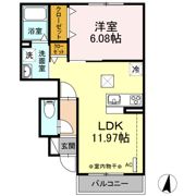 クロノスコートⅡの間取り画像