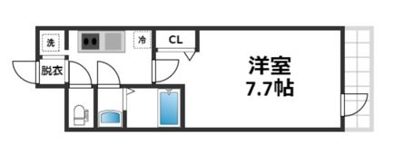 アドバンス三宮グルーブの間取り画像