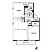 グランドソレーユの間取り画像