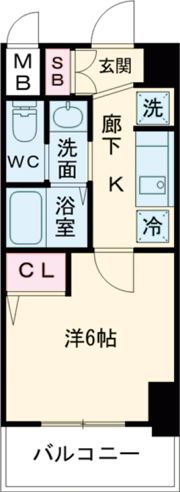 エステムコート神戸山手ステーションデュオの間取り画像