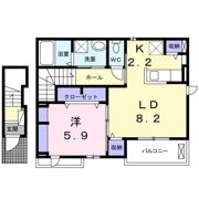 レヴール松ヶ丘の間取り画像