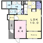 リアーレ丑寅の間取り画像