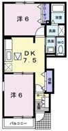 ハーモニーAの間取り画像