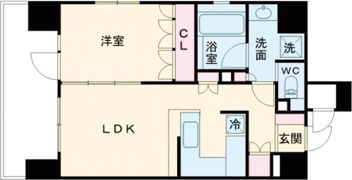 リーガル神戸三宮の間取り画像