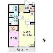 フレエール谷上の間取り画像