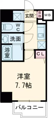 レジデンス神戸レガーロの間取り画像