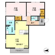 ライフマンションA・B Aの間取り画像