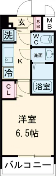 プレサンス神戸元町の間取り画像