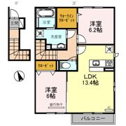 ラッジョ・クラルテ クラルテの間取り画像