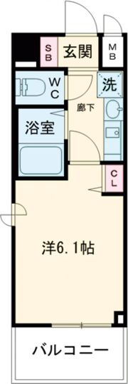 エステムコート神戸西Ⅱの間取り画像