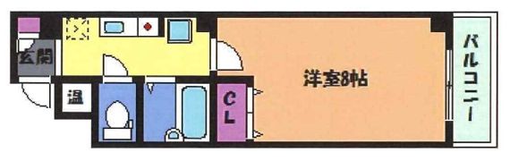 ヴィラ神戸Ⅱの間取り画像