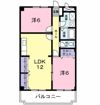 メーゾントリイの間取り画像