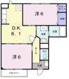 ブロッサムⅠの間取り画像